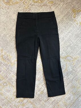 J.Crew Black Remi Straight-Leg Pants